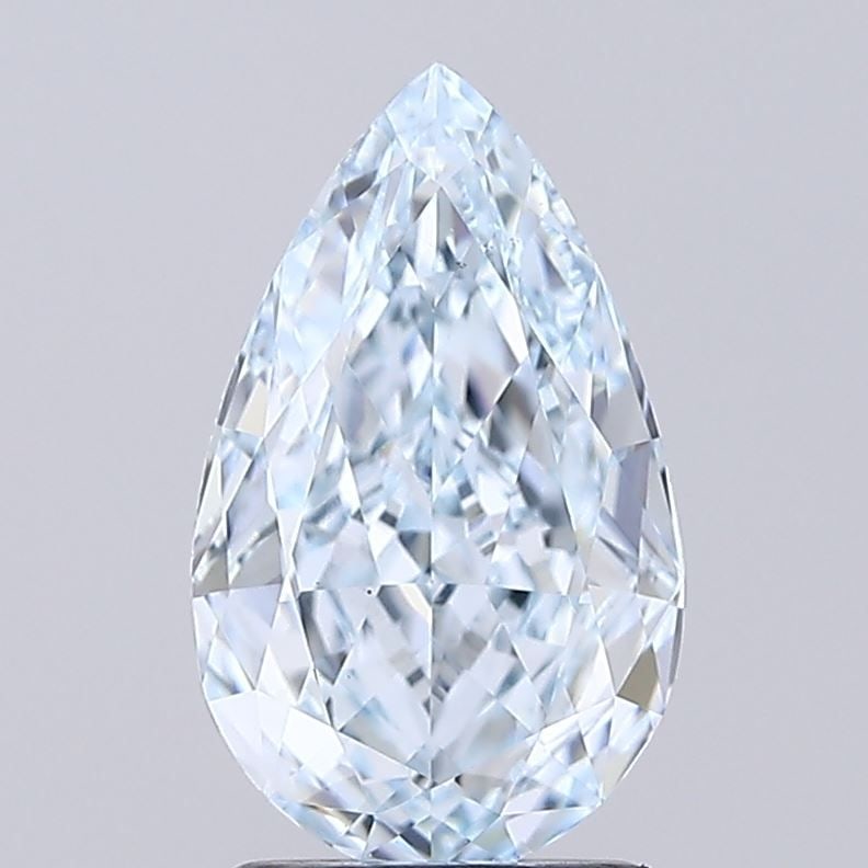 Loose Diamond - PEAR 2.01ct Fancy Intense Blue VS1: Loose Diamond - PEAR 2.01ct Fancy Intense Blue VS1 Source: This is a real non-mined Diamond that has been grown in a lab Shape: PEAR Carats: 2.01 Color: Fancy Intense Blue Certification: IGI Video: