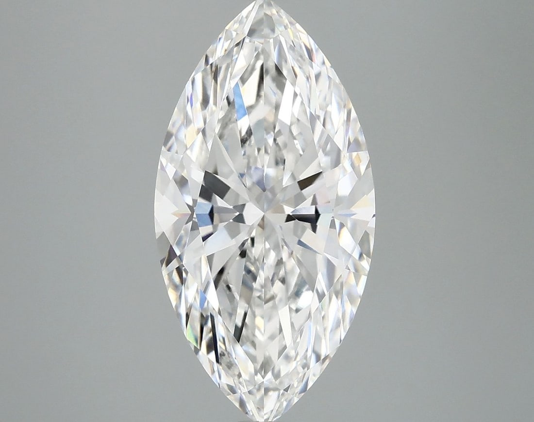 Loose Diamond - MARQUISE 4.04ct E VVS2: Loose Diamond - MARQUISE 4.04ct E VVS2 Source: This is a real non-mined Diamond that has been grown in a lab Shape: MARQUISE Carats: 4.04 Color: E Clarity: VVS2 Certification: IGI The Diamond Depot Gu