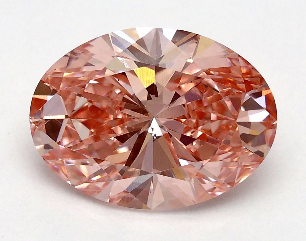 Loose Diamond - OVAL 2.02ct Fancy Vivid Pink SI1: Loose Diamond - OVAL 2.02ct Fancy Vivid Pink SI1 Source: This is a real non-mined Diamond that has been grown in a lab Shape: OVAL Carats: 2.02 Color: Fancy Vivid Pink Certification: IGI Video: