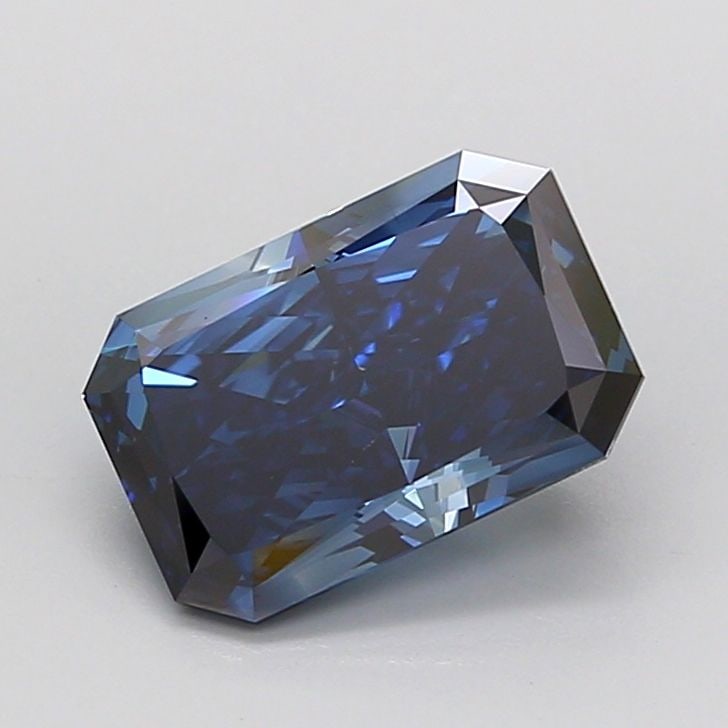 Loose Diamond - RADIANT 2.5ct Fancy Deep Blue: Loose Diamond - RADIANT 2.5ct Fancy Deep Blue Source: This is a real non-mined Diamond that has been grown in a lab Shape: RADIANT Carats: 2.5 Color: Fancy Deep Blue Certification: IGI Video:
