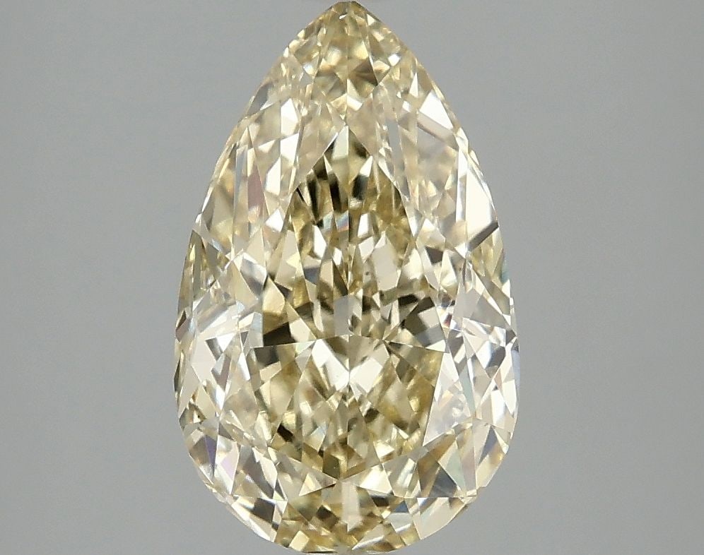 Loose Diamond - PEAR 3.08ct Fancy Intense Yellow VS1: Loose Diamond - PEAR 3.08ct Fancy Intense Yellow VS1 Source: This is a real non-mined Diamond that has been grown in a lab Shape: PEAR Carats: 3.08 Color: Fancy Intense Yellow Certification: IGI Video