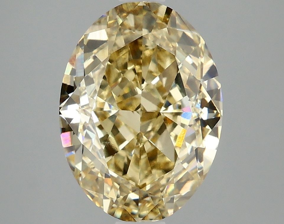 Loose Diamond - OVAL 4.07ct Fancy Intense Yellow VS1: Loose Diamond - OVAL 4.07ct Fancy Intense Yellow VS1 Source: This is a real non-mined Diamond that has been grown in a lab Shape: OVAL Carats: 4.07 Color: Fancy Intense Yellow Certification: IGI Video