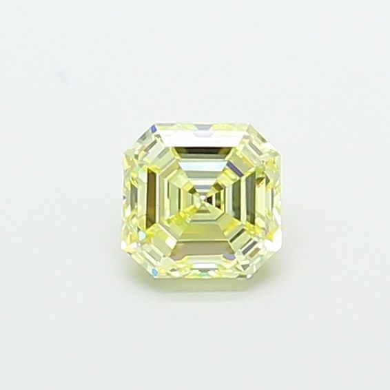 Loose Diamond - ASSCHER 0.94ct Fancy Yellow VS1: Loose Diamond - ASSCHER 0.94ct Fancy Yellow VS1 Source: This is a real non-mined Diamond that has been grown in a lab Shape: ASSCHER Carats: 0.94 Color: Fancy Yellow Certification: IGI Video: