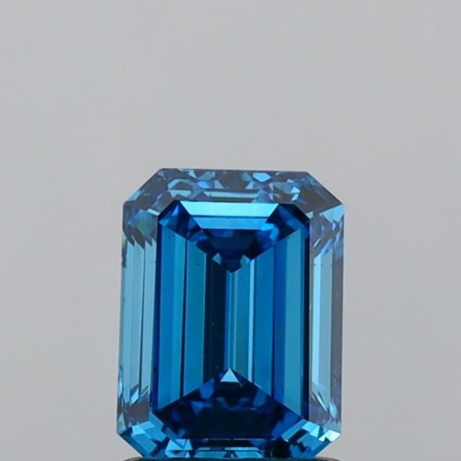 Loose Diamond - EMERALD 1.18ct Fancy Vivid Blue VS2: Loose Diamond - EMERALD 1.18ct Fancy Vivid Blue VS2 Source: This is a real non-mined Diamond that has been grown in a lab Shape: EMERALD Carats: 1.18 Color: Fancy Vivid Blue Certification: IGI Video: