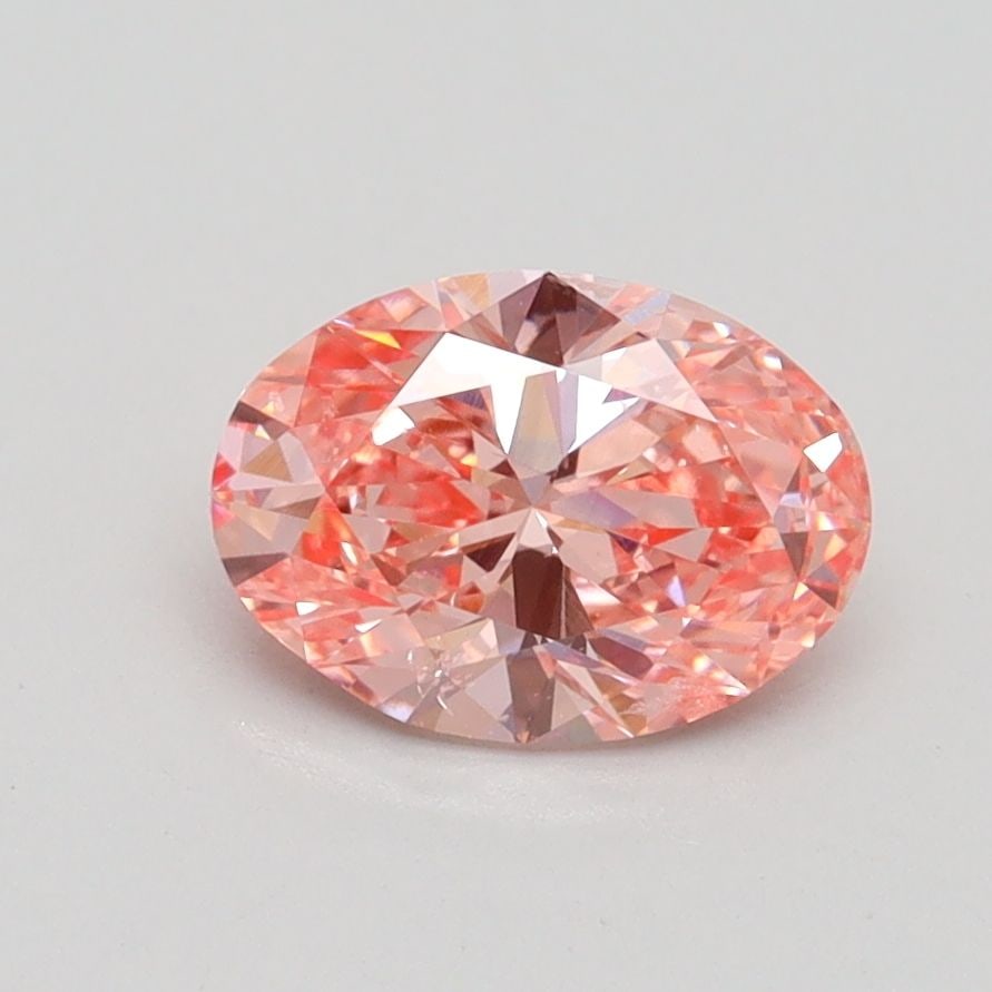 Loose Diamond - OVAL 1.04ct Fancy Intense Pink SI2: Loose Diamond - OVAL 1.04ct Fancy Intense Pink SI2 Source: This is a real non-mined Diamond that has been grown in a lab Shape: OVAL Carats: 1.04 Color: Fancy Intense Pink Certification: IGI Video: