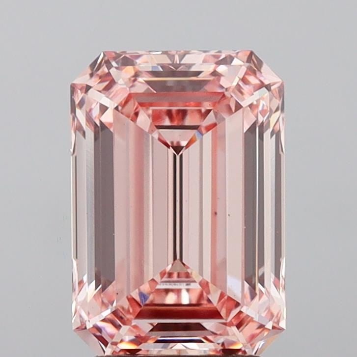 Loose Diamond - EMERALD 3.54ct Fancy Intense Pink VS1: Loose Diamond - EMERALD 3.54ct Fancy Intense Pink VS1 Source: This is a real non-mined Diamond that has been grown in a lab Shape: EMERALD Carats: 3.54 Color: Fancy Intense Pink Certification: IGI Vid