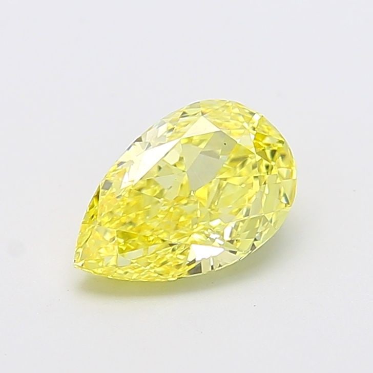 Loose Diamond - PEAR 2.01ct Fancy Vivid Yellow VS1: Loose Diamond - PEAR 2.01ct Fancy Vivid Yellow VS1 Source: This is a real non-mined Diamond that has been grown in a lab Shape: PEAR Carats: 2.01 Color: Fancy Vivid Yellow Certification: IGI Video: