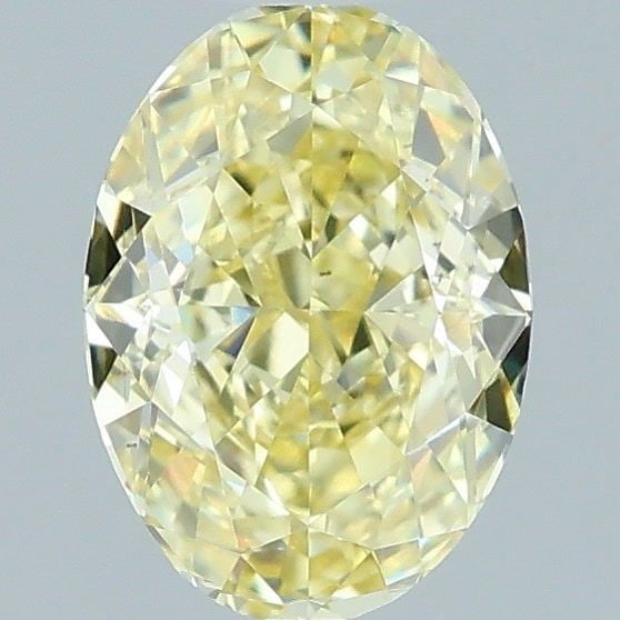 Loose Diamond - OVAL 1.03ct Fancy Yellow VS2: Loose Diamond - OVAL 1.03ct Fancy Yellow VS2 Source: This is a real non-mined Diamond that has been grown in a lab Shape: OVAL Carats: 1.03 Color: Fancy Yellow Certification: IGI Video:
