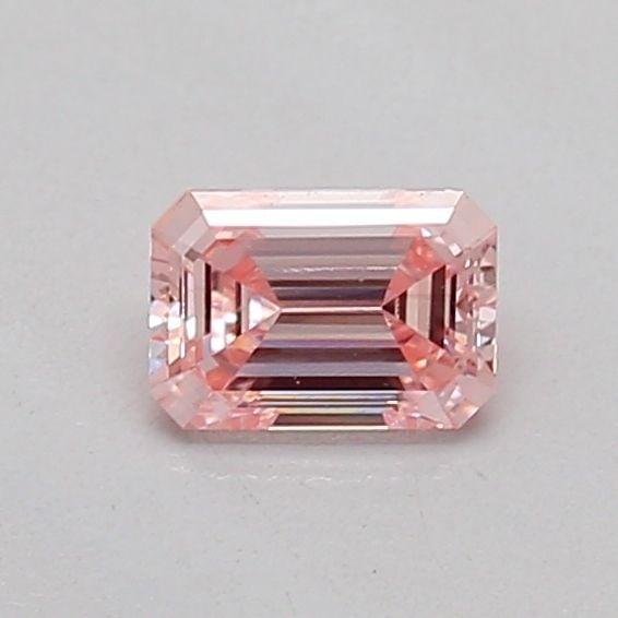 Loose Diamond - EMERALD 0.2ct Fancy Intense Pink VS2: Loose Diamond - EMERALD 0.2ct Fancy Intense Pink VS2 Source: This is a real non-mined Diamond that has been grown in a lab Shape: EMERALD Carats: 0.2 Color: Fancy Intense Pink Certification: IGI The D
