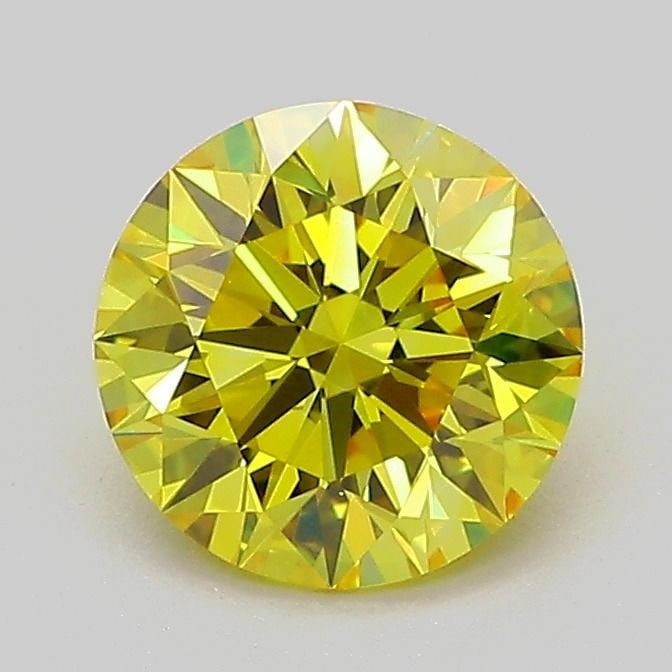 Loose Diamond - ROUND 1.27ct Fancy Intense Yellow VVS1: Loose Diamond - ROUND 1.27ct Fancy Intense Yellow VVS1 Source: This is a real non-mined Diamond that has been grown in a lab Shape: ROUND Carats: 1.27 Color: Fancy Intense Yellow Certification: IGI Vi