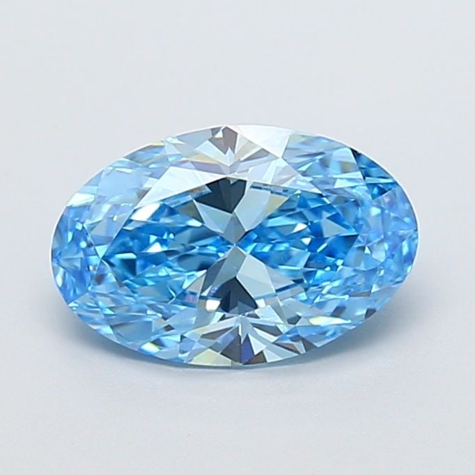Loose Diamond - OVAL 1.52ct Fancy Vivid Blue VS1: Loose Diamond - OVAL 1.52ct Fancy Vivid Blue VS1 Source: This is a real non-mined Diamond that has been grown in a lab Shape: OVAL Carats: 1.52 Color: Fancy Vivid Blue Certification: IGI The Diamond