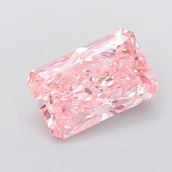 Loose Diamond - RADIANT 5.61ct Fancy Vivid Pink VS1: Loose Diamond - RADIANT 5.61ct Fancy Vivid Pink VS1 Source: This is a real non-mined Diamond that has been grown in a lab Shape: RADIANT Carats: 5.61 Color: Fancy Vivid Pink Certification: IGI Video:
