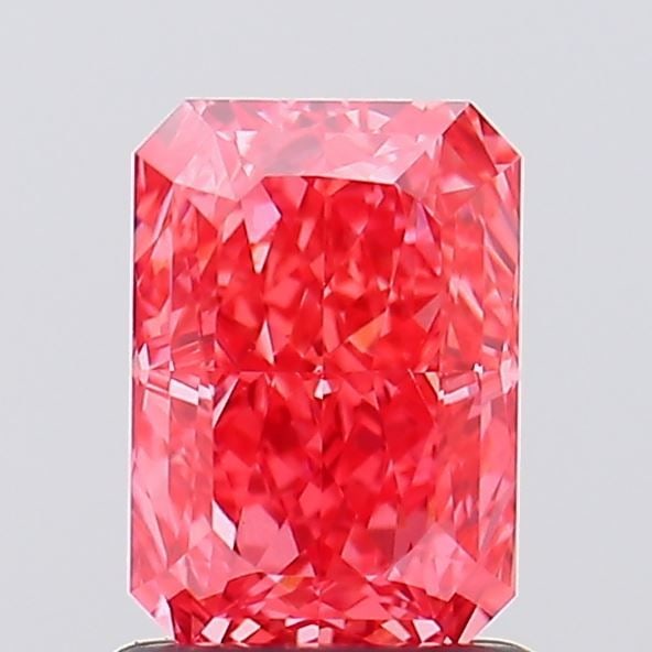 Loose Diamond - RADIANT 1.38ct Fancy Vivid Pink VS1: Loose Diamond - RADIANT 1.38ct Fancy Vivid Pink VS1 Source: This is a real non-mined Diamond that has been grown in a lab Shape: RADIANT Carats: 1.38 Color: Fancy Vivid Pink Certification: IGI Video: