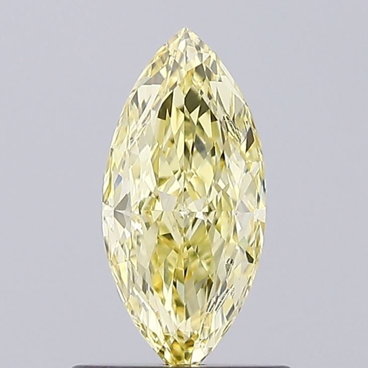 Loose Diamond - MARQUISE 0.64ct Fancy Intense Yellow VVS1: Loose Diamond - MARQUISE 0.64ct Fancy Intense Yellow VVS1 Source: This is a real non-mined Diamond that has been grown in a lab Shape: MARQUISE Carats: 0.64 Color: Fancy Intense Yellow Certification: 