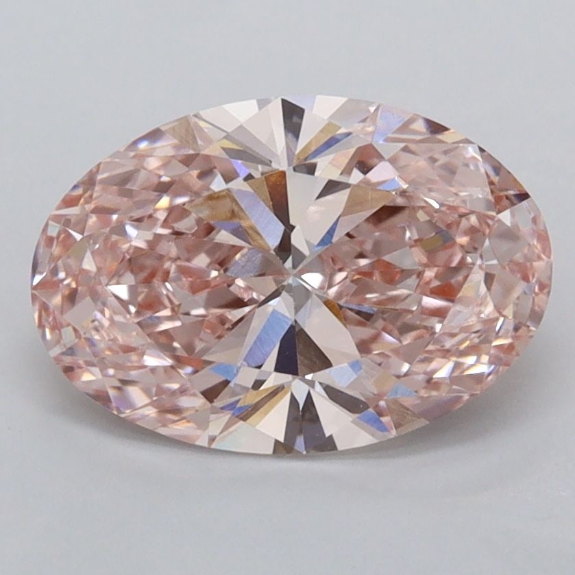 Loose Diamond - OVAL 1.91ct Fancy Vivid Pink VVS2: Loose Diamond - OVAL 1.91ct Fancy Vivid Pink VVS2 Source: This is a real non-mined Diamond that has been grown in a lab Shape: OVAL Carats: 1.91 Color: Fancy Vivid Pink Certification: IGI Video: