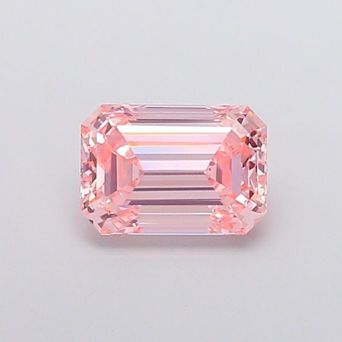 Loose Diamond - EMERALD 1.74ct Fancy Intense Pink VVS1: Loose Diamond - EMERALD 1.74ct Fancy Intense Pink VVS1 Source: This is a real non-mined Diamond that has been grown in a lab Shape: EMERALD Carats: 1.74 Color: Fancy Intense Pink Certification: IGI Vi