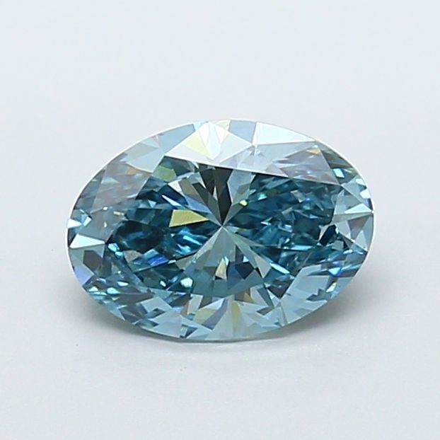 Loose Diamond - OVAL 2.03ct Fancy Vivid Blue VS2: Loose Diamond - OVAL 2.03ct Fancy Vivid Blue VS2 Source: This is a real non-mined Diamond that has been grown in a lab Shape: OVAL Carats: 2.03 Color: Fancy Vivid Blue Certification: IGI Video: Video