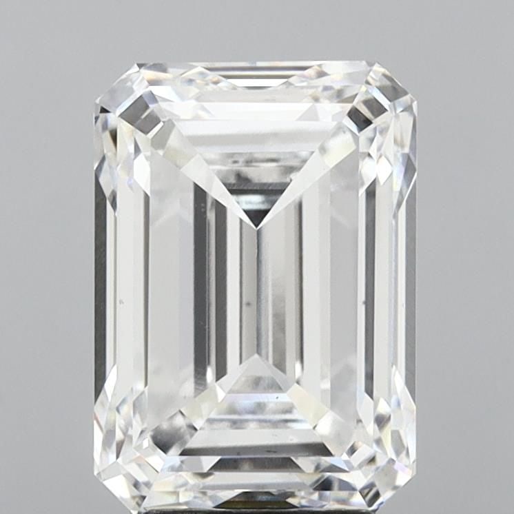Loose Diamond - EMERALD 6.24ct E VS2: Loose Diamond - EMERALD 6.24ct E VS2 Source: This is a real non-mined Diamond that has been grown in a lab Shape: EMERALD Carats: 6.24 Color: E Clarity: VS2 Certification: IGI Video: