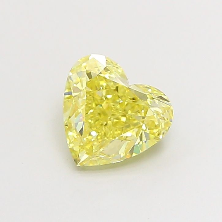 Loose Diamond - HEART 1.55ct Fancy Intense Yellow VS2: Loose Diamond - HEART 1.55ct Fancy Intense Yellow VS2 Source: This is a real non-mined Diamond that has been grown in a lab Shape: HEART Carats: 1.55 Color: Fancy Intense Yellow Certification: IGI Vid