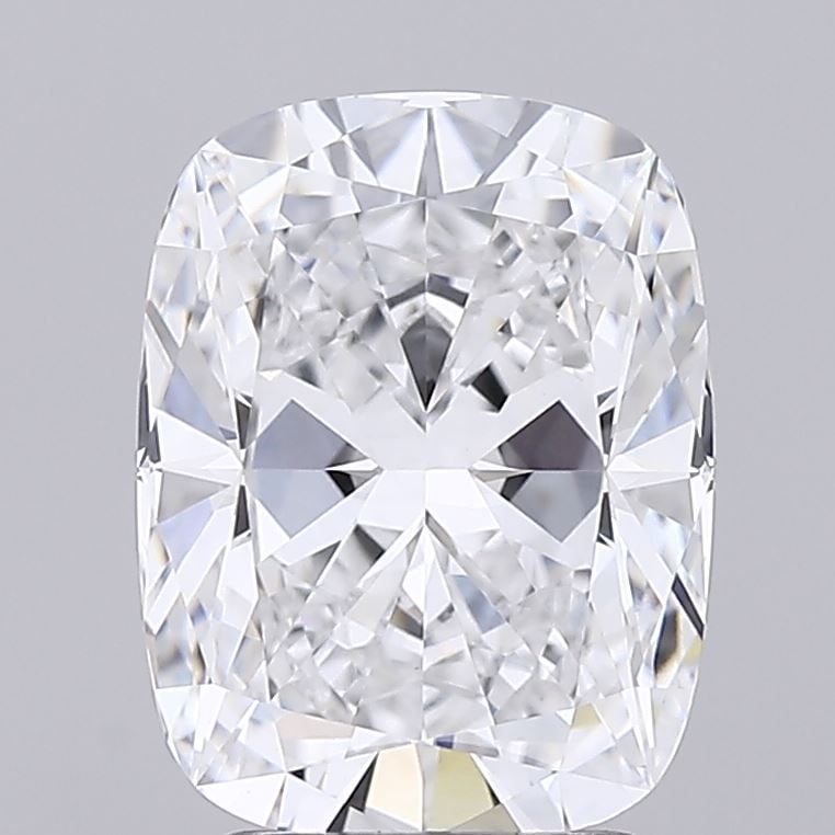 Loose Diamond - CUSHION BRILLIANT 2.76ct D VVS2: Loose Diamond - CUSHION BRILLIANT 2.76ct D VVS2 Source: This is a real non-mined Diamond that has been grown in a lab Shape: CUSHION BRILLIANT Carats: 2.76 Color: D Clarity: VVS2 Certification: GCAL V