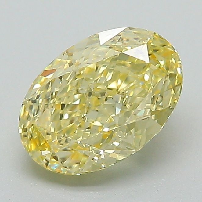 Loose Diamond - OVAL 1.53ct Fancy Yellow VS1: Loose Diamond - OVAL 1.53ct Fancy Yellow VS1 Source: This is a real non-mined Diamond that has been grown in a lab Shape: OVAL Carats: 1.53 Color: Fancy Yellow Certification: IGI Video: