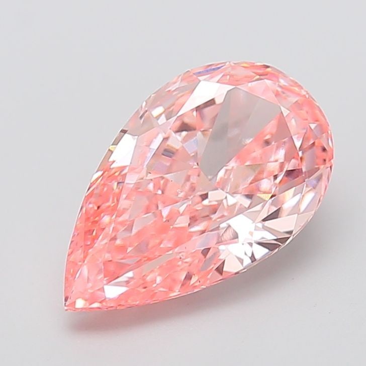 Loose Diamond - PEAR 4.01ct Fancy Vivid Pink VS1: Loose Diamond - PEAR 4.01ct Fancy Vivid Pink VS1 Source: This is a real non-mined Diamond that has been grown in a lab Shape: PEAR Carats: 4.01 Color: Fancy Vivid Pink Certification: IGI Video: Video