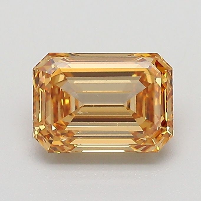 Loose Diamond - EMERALD 1.04ct Fancy Light Yellowish Brown VS2: Loose Diamond - EMERALD 1.04ct Fancy Light Yellowish Brown VS2 Source: This is a real non-mined Diamond that has been grown in a lab Shape: EMERALD Carats: 1.04 Color: Fancy Light Yellowish Brown Cert