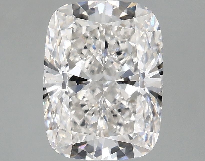Loose Diamond - CUSHION MODIFIED 2.59ct F VS1: Loose Diamond - CUSHION MODIFIED 2.59ct F VS1 Source: This is a real non-mined Diamond that has been grown in a lab Shape: CUSHION MODIFIED Carats: 2.59 Color: F Clarity: VS1 Certification: IGI Video: