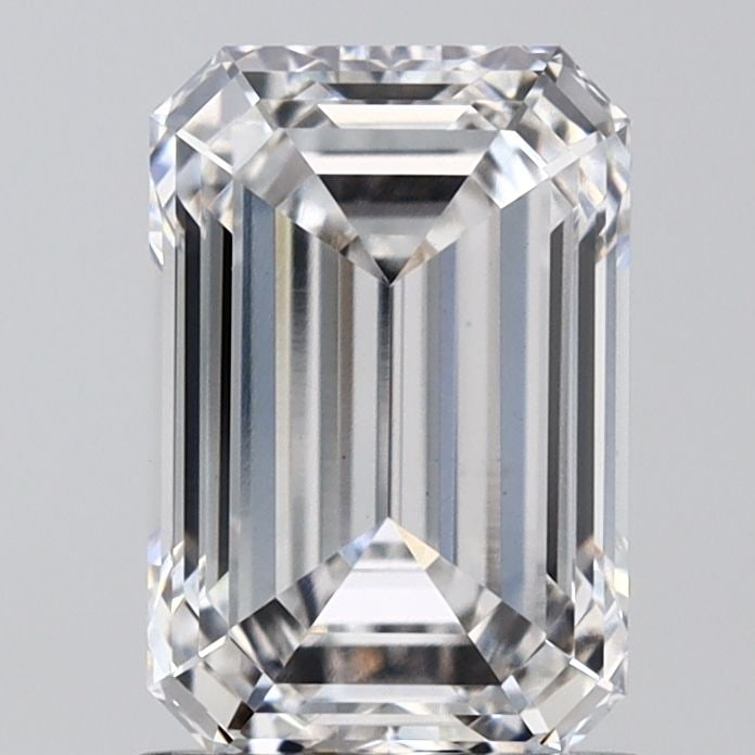 Loose Diamond - EMERALD 1.55ct E VS1: Loose Diamond - EMERALD 1.55ct E VS1 Source: This is a real non-mined Diamond that has been grown in a lab Shape: EMERALD Carats: 1.55 Color: E Clarity: VS1 Certification: GIA Video: