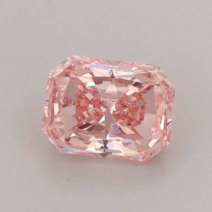 Loose Diamond - RADIANT 0.75ct Fancy Vivid Pink VS1: Loose Diamond - RADIANT 0.75ct Fancy Vivid Pink VS1 Source: This is a real non-mined Diamond that has been grown in a lab Shape: RADIANT Carats: 0.75 Color: Fancy Vivid Pink Certification: IGI Video: