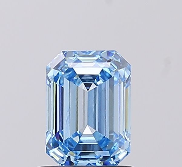 Loose Diamond - EMERALD 1.07ct Fancy Vivid Blue VVS2: Loose Diamond - EMERALD 1.07ct Fancy Vivid Blue VVS2 Source: This is a real non-mined Diamond that has been grown in a lab Shape: EMERALD Carats: 1.07 Color: Fancy Vivid Blue Certification: IGI Video: