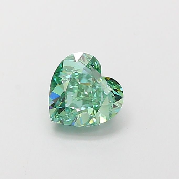 Loose Diamond - HEART 1.01ct Fancy Vivid Green VS2: Loose Diamond - HEART 1.01ct Fancy Vivid Green VS2 Source: This is a real non-mined Diamond that has been grown in a lab Shape: HEART Carats: 1.01 Color: Fancy Vivid Green Certification: IGI Video: