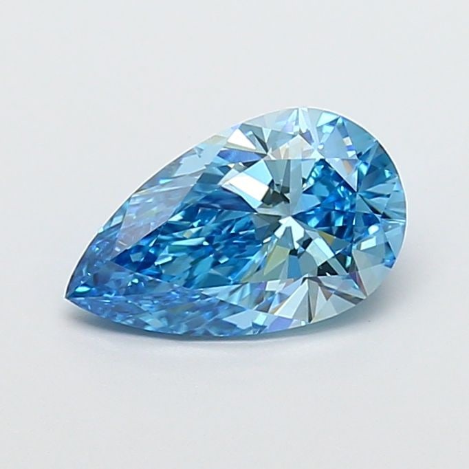 Loose Diamond - PEAR 1.87ct Fancy Vivid Blue VVS2: Loose Diamond - PEAR 1.87ct Fancy Vivid Blue VVS2 Source: This is a real non-mined Diamond that has been grown in a lab Shape: PEAR Carats: 1.87 Color: Fancy Vivid Blue Certification: IGI Video: