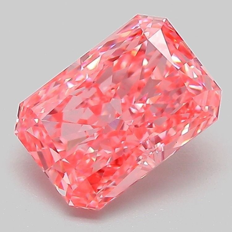 Loose Diamond - RADIANT 2.05ct Fancy Vivid Pink VVS2: Loose Diamond - RADIANT 2.05ct Fancy Vivid Pink VVS2 Source: This is a real non-mined Diamond that has been grown in a lab Shape: RADIANT Carats: 2.05 Color: Fancy Vivid Pink Certification: IGI Video: