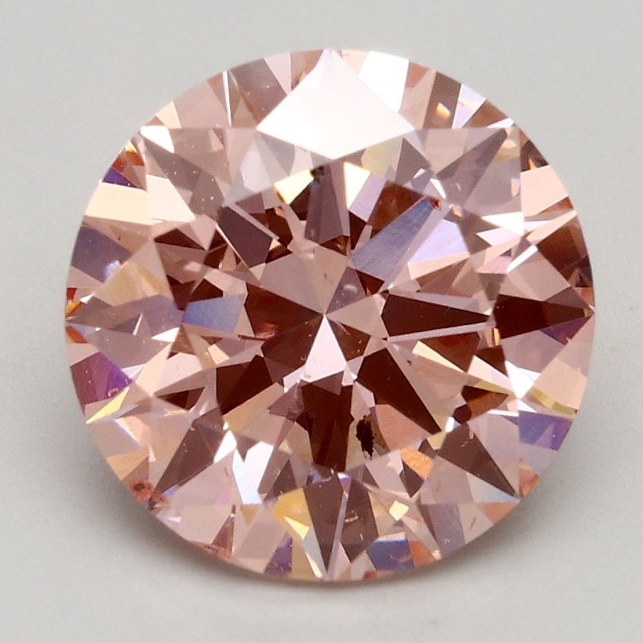 Loose Diamond - ROUND 3.01ct Fancy Intense Pink SI1: Loose Diamond - ROUND 3.01ct Fancy Intense Pink SI1 Source: This is a real non-mined Diamond that has been grown in a lab Shape: ROUND Carats: 3.01 Color: Fancy Intense Pink Certification: IGI Video: