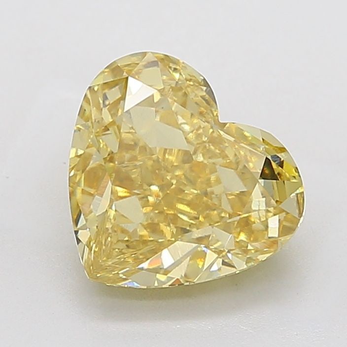 Loose Diamond - HEART 5.02ct Fancy Intense Yellow VS1: Loose Diamond - HEART 5.02ct Fancy Intense Yellow VS1 Source: This is a real non-mined Diamond that has been grown in a lab Shape: HEART Carats: 5.02 Color: Fancy Intense Yellow Certification: IGI Vid