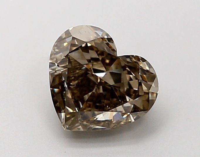 Loose Diamond - HEART 1.01ct Fancy Light Black VS1: Loose Diamond - HEART 1.01ct Fancy Light Black VS1 Source: This is a real non-mined Diamond that has been grown in a lab Shape: HEART Carats: 1.01 Color: Fancy Light Black Certification: NONE Video: