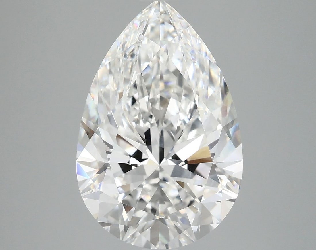 Loose Diamond - PEAR 5.08ct E VVS2: Loose Diamond - PEAR 5.08ct E VVS2 Source: This is a real non-mined Diamond that has been grown in a lab Shape: PEAR Carats: 5.08 Color: E Clarity: VVS2 Certification: IGI The Diamond Depot Guarantee: