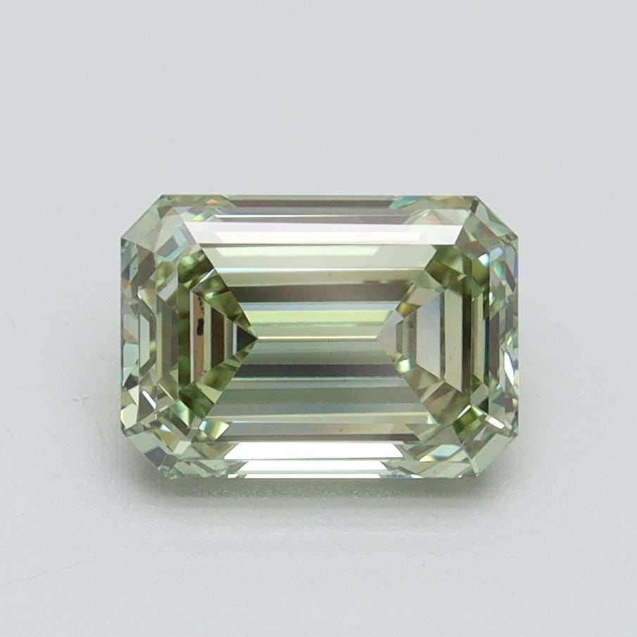 Loose Diamond - EMERALD 1.52ct Fancy Intense Green VS1: Loose Diamond - EMERALD 1.52ct Fancy Intense Green VS1 Source: This is a real non-mined Diamond that has been grown in a lab Shape: EMERALD Carats: 1.52 Color: Fancy Intense Green Certification: IGI V