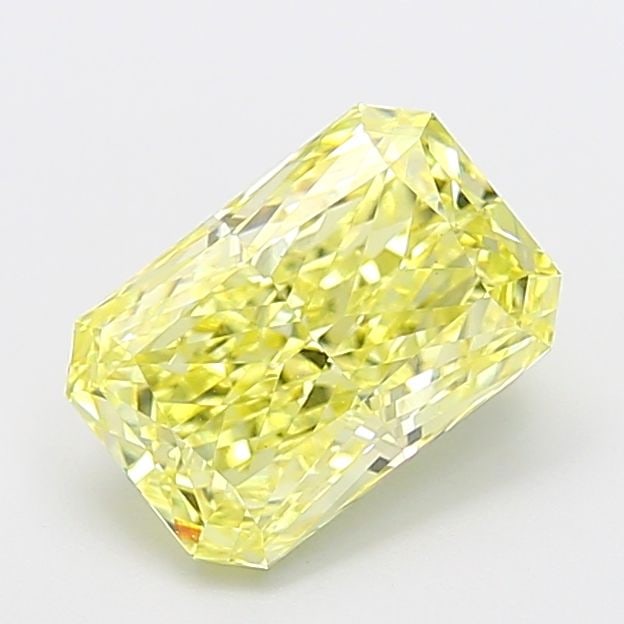 Loose Diamond - RADIANT 2.7ct Fancy Intense Yellow VS1: Loose Diamond - RADIANT 2.7ct Fancy Intense Yellow VS1 Source: This is a real non-mined Diamond that has been grown in a lab Shape: RADIANT Carats: 2.7 Color: Fancy Intense Yellow Certification: IGI V