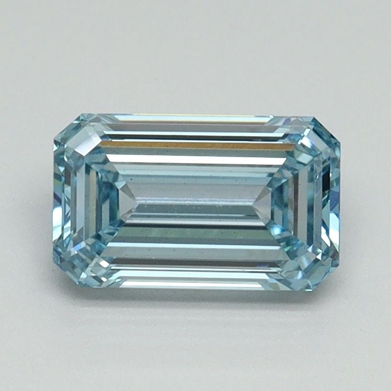 Loose Diamond - EMERALD 1.04ct Fancy Intense Blue VS1: Loose Diamond - EMERALD 1.04ct Fancy Intense Blue VS1 Source: This is a real non-mined Diamond that has been grown in a lab Shape: EMERALD Carats: 1.04 Color: Fancy Intense Blue Certification: IGI Vid
