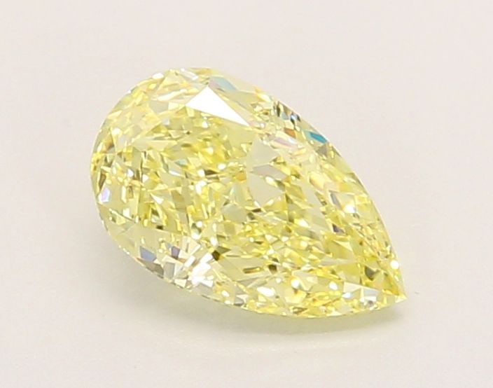 Loose Diamond - PEAR 1.06ct Fancy Intense Yellow VVS2: Loose Diamond - PEAR 1.06ct Fancy Intense Yellow VVS2 Source: This is a real non-mined Diamond that has been grown in a lab Shape: PEAR Carats: 1.06 Color: Fancy Intense Yellow Certification: IGI Vide