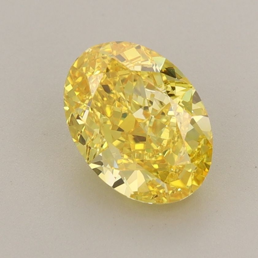 Loose Diamond - OVAL 1.63ct Fancy Vivid Yellow VVS1: Loose Diamond - OVAL 1.63ct Fancy Vivid Yellow VVS1 Source: This is a real non-mined Diamond that has been grown in a lab Shape: OVAL Carats: 1.63 Color: Fancy Vivid Yellow Certification: IGI Video: