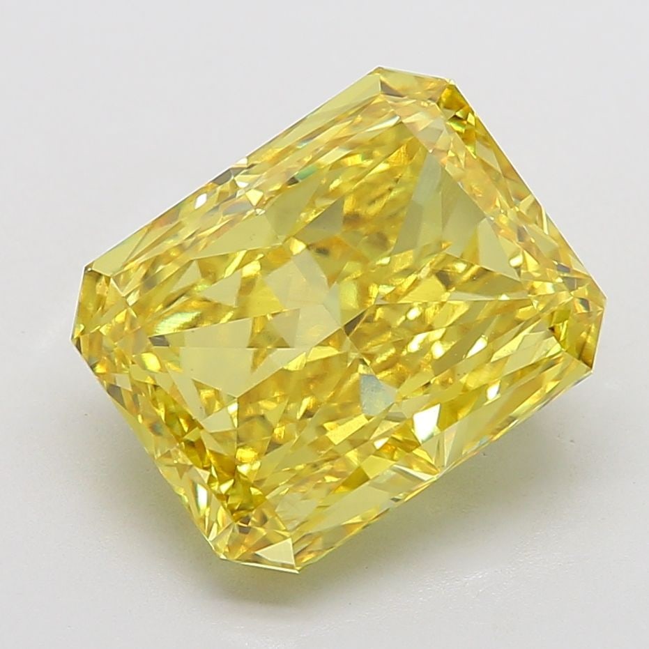 Loose Diamond - RADIANT 11.06ct Fancy Vivid Yellow VS1: Loose Diamond - RADIANT 11.06ct Fancy Vivid Yellow VS1 Source: This is a real non-mined Diamond that has been grown in a lab Shape: RADIANT Carats: 11.06 Color: Fancy Vivid Yellow Certification: IGI V