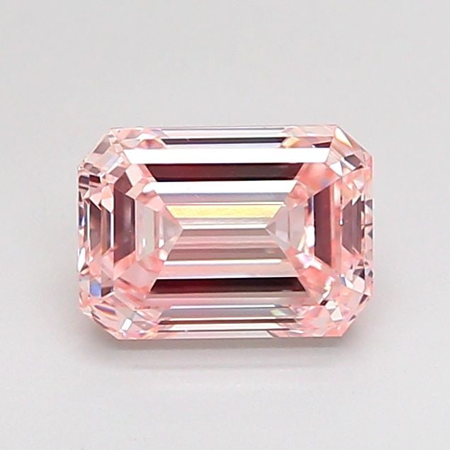 Loose Diamond - EMERALD 1.27ct Fancy Vivid Pink VS1: Loose Diamond - EMERALD 1.27ct Fancy Vivid Pink VS1 Source: This is a real non-mined Diamond that has been grown in a lab Shape: EMERALD Carats: 1.27 Color: Fancy Vivid Pink Certification: NONE Video: