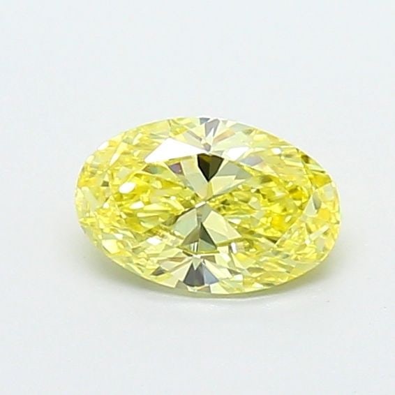 Loose Diamond - OVAL 0.5ct Fancy Vivid Yellow VS2: Loose Diamond - OVAL 0.5ct Fancy Vivid Yellow VS2 Source: This is a real non-mined Diamond that has been grown in a lab Shape: OVAL Carats: 0.5 Color: Fancy Vivid Yellow Certification: IGI Video: