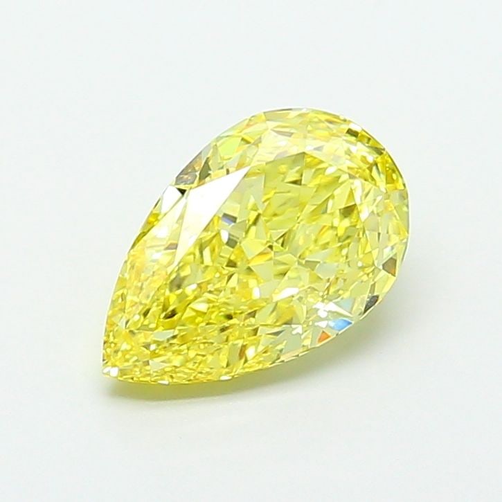 Loose Diamond - PEAR 4.06ct Fancy Intense Yellow VS1: Loose Diamond - PEAR 4.06ct Fancy Intense Yellow VS1 Source: This is a real non-mined Diamond that has been grown in a lab Shape: PEAR Carats: 4.06 Color: Fancy Intense Yellow Certification: IGI Video