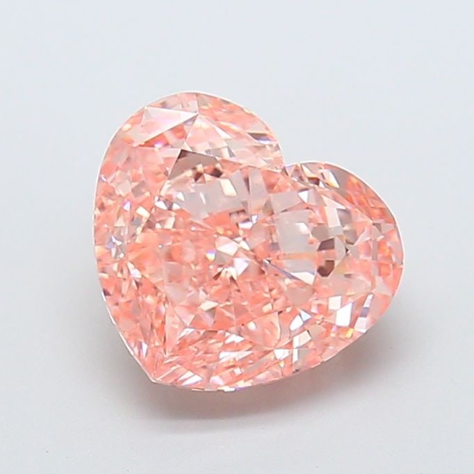 Loose Diamond - HEART 4.2ct Fancy Vivid Pink VVS2: Loose Diamond - HEART 4.2ct Fancy Vivid Pink VVS2 Source: This is a real non-mined Diamond that has been grown in a lab Shape: HEART Carats: 4.2 Color: Fancy Vivid Pink Certification: IGI Video: