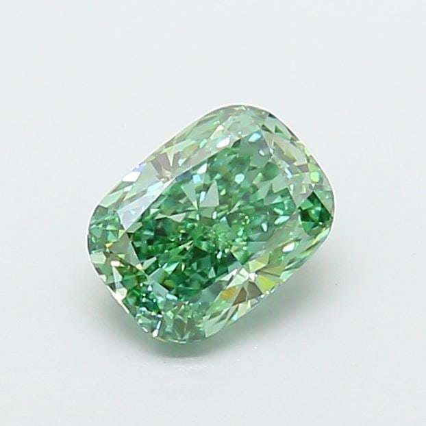 Loose Diamond - CUSHION MODIFIED 1.5ct Fancy Vivid Green VS2: Loose Diamond - CUSHION MODIFIED 1.5ct Fancy Vivid Green VS2 Source: This is a real non-mined Diamond that has been grown in a lab Shape: CUSHION MODIFIED Carats: 1.5 Color: Fancy Vivid Green Certific