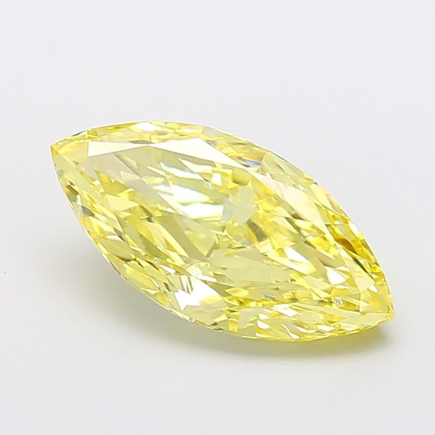 Loose Diamond - MARQUISE 4.06ct Fancy Intense Yellow VVS2: Loose Diamond - MARQUISE 4.06ct Fancy Intense Yellow VVS2 Source: This is a real non-mined Diamond that has been grown in a lab Shape: MARQUISE Carats: 4.06 Color: Fancy Intense Yellow Certification: 